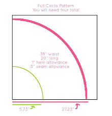 Circle Skirt Calculator For The Drafting Of Full Half And 3 4 Skirts With Bonus Grading Works Circle Skirt Calculator Sewing Tutorials Circle Skirt Pattern