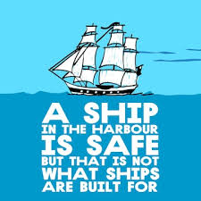 Image result for ship in the harbor is safe