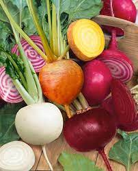 Take A Look At This Colorful New Variety Rainbow Blend Beets A Beautiful Blend Of Some Of The Most Popular Beet Varieties Detr Beetroot Vegetable Seed Beets