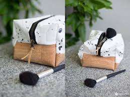diy tasche aus lederresten selber nähen. Diy Eckige Kosmetiktasche Selbernahen Schritt Fur Schrittanleitung