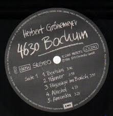 Although his first four solo albums were commercial disappointments, 1984's 4630 bochum turned herbert grönemeyer into the biggest musician in germany. 4630 Bochum By Herbert Gronemeyer Lp With Recordsale Ref 3111383672