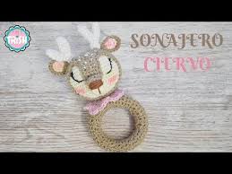 Aprende Hacer Un Sonajero En Crochet Ciervo Facil Youtube Sonajero Sonajeros Crochet Ganchillo Amigurumi