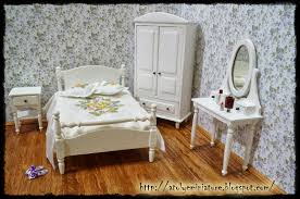 Minyatur Atolyesi 1 12 Yatak Odasi Yatak Odasi Yatak Barbie Ev