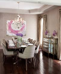 The dining room opens to the entrance hall and living room, which all have touches of this deep blue. Toronto Horchow Mirrors With Silk Curtains And Drapes Dining Room 806x990 Wallpaper Teahub Io