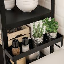 bror add on shelf black 21 5 8x6 1 4x5 1 2 ikea en 2021 idees etageres systeme de rangement ikea
