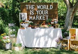 You'll want to think about catering the food or making it yourself. The World Is Your Market Graduation Party Theme Evite
