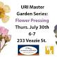 Serie Maestro Jardinero URI: Prensado de flores