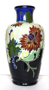 Grand Et Beau Vase Gouda Regina Chryso Art Glass Vase Vase Gouda