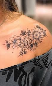 Super Flowers Tattoo Designs Collar Bone 27 Ideas Tattoos For Women Flowers Shoulder Tattoo Shoulder Tattoos For Women