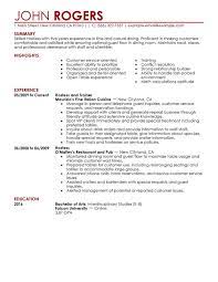 Acts as a public relations liaison with customers. Use This Host And Hostess Resume Example To Inspire Yours