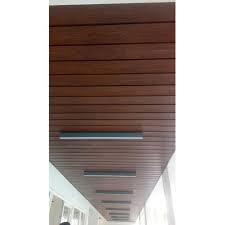 When covering a porch ceiling, you can use the same materials used to cover a soffit. Vox Polymer Vinyl Soffit Ceiling System Thickness 1 5mm 1 Feet X 8 Feet X 10 Inches Rs 110 Square Feet Id 22231206891