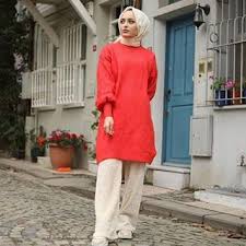 Balon Kol Bisiklet Yaka Tunik Fiyat 80 Beden Standart Renkler Sari Oranj Bebe Mavi Saks Krem Moda Cihangir Tesettugiyim Muslim Modam Fashion Bebe Saks