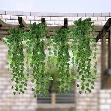 Amazon Com Atificial Fake Hanging Plant Leaves Garland Home Garden Wall Decoration 2 95 Artificial Plants Artificial Plants Outdoor Artificial Plants Indoor