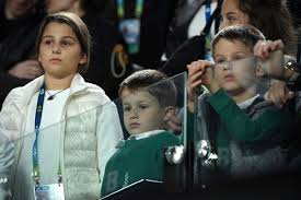 Roger federer's four kids are so cute! Pix Federer S Children Steal The Show At Aus Open Rediff Sports