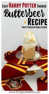 Easy Harry Potter Butterbeer Recipe Recipe Butter Beer Recipe Harry Potter Butterbeer Recipe Harry Potter Butter Beer