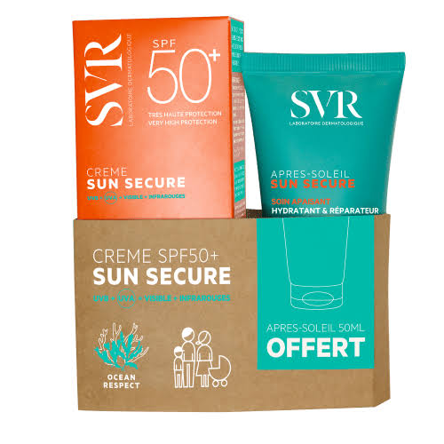 SVR PACK SUN SECURE INVISIBLE CREME 50 ML + LAIT