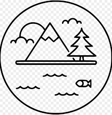 These free svg cutting files are compatible with cricut, cameo silhouette and other major cut machines. Ature Lake Mountains Fish Outdoors Svg Png Icon Free Outdoors Sv Png Image With Transparent Background Toppng