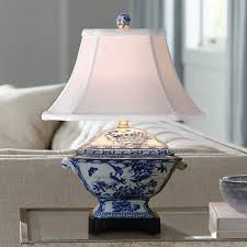 Canton Tureen 19 High Blue And White Porcelain Table Lamp 61y14 Lamps Plus In 2020 Lamp Beautiful Table Lamp Blue White Decor