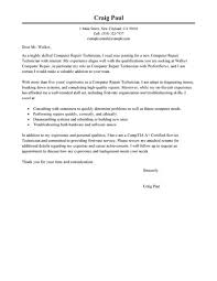 Best Computer Repair Technician Cover Letter Examples Livecareer