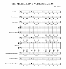Top suggestions for michael myers sheet music. The Michael Bay Noise In E Minor Sheet Music For Contrabass Right Behind You Music Sheet Transparent Png Download 2254179 Vippng