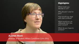 Alison Root, Director of Student Affairs Candidate (Link UVic)
