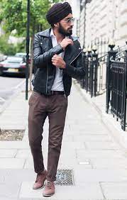 Stylish Men With A Turban Singh Street Style Stylish Men Mens Street Style