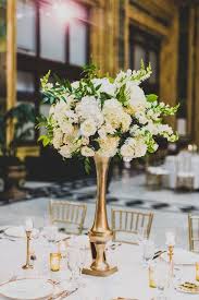 White and green wedding flower centerpieces. Modern Chic Wedding At The Pennsylvanian Mallory Zach Modern Chic Wedding Flower Centerpieces Wedding Green Wedding Flowers