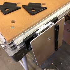Pivoting Track Saw Guide Rail Brackets In 2020 Best Table Saw Table Saw Home Made Table Saw