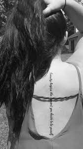 My Second Tattoo Spine Tattoo Beauty Self Esteem Quote Beauty Begins The Moment You Decide To Be Yourself Girl Spine Tattoos Spine Tattoo Spine Tattoos