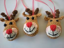 Anhanger Rentier Weihnachten Garn Weihnachten Hakeln Basteln Weihnachten