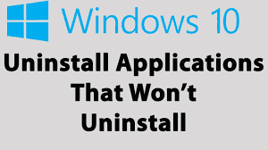 What do you think of the above procedures? How To Force Uninstall Programs That Won T Uninstall In Windows 10 Youtube