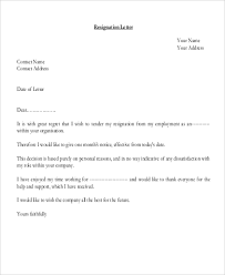 I will be proceeding for my graduate studies in a month. Free 8 Sample Resign Letters In Pdf Ms Word