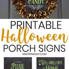 Virgos are known for being purists, so when you reach for. Halloween Porch Signs Out Of Candy Take One