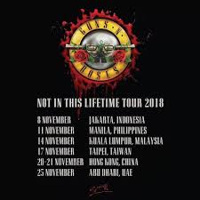 Tusindvis af nye billeder af høj kvalitet tilføjes hver dag. Guns N Roses World Tour 20 11 2018 Hong Kong China Concerts Metal Calendar