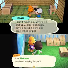Biskit Animal Crossing New Horizons After Losing My Best Friend In City Folk I Finally Got To Reunite With Him After 9 Years Reu In 2020 Animal Crossing Funny Animal Crossing Animal Crossing Characters