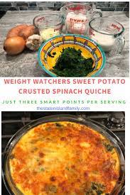 Sweet Potato Crusted Spinach Quiche The Staten Island Family Recipe Sweet Potato Spinach Quiche Spinach Quiche Sweet Potato Spinach