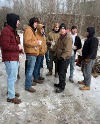 Had an amazing day with the guys lending a helping hand to our community!  Chopping trees and moving wood never felt so rewarding. 💪🌲 #ServiceDay  #Brotherhood #GivingBack