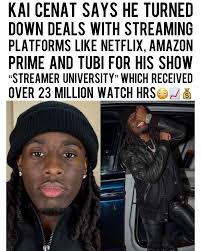 KaiCenat reveals he turned down major deals from Netflix, Amazon Prime &  Tubi for “Streamer University” — and still pulled in over 23 million watch  hours!📈💰 Would you have done the same⁉️