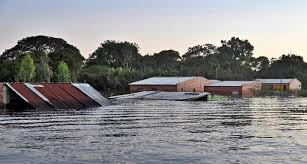 El agua como política de estado. Hay Una Ciudad Bajo Agua Por El Desborde Del Rio Paraguay Nuestroclima