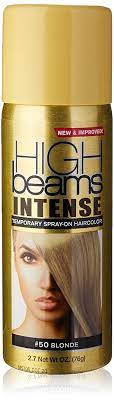 Amazon Com High Beams Intense Temporary Spray On Hair Color Blonde 2 7 Ounce Hair Coloring Products Beauty