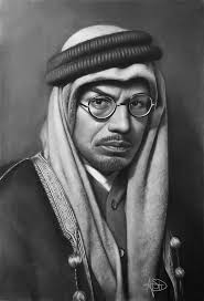 عملي الأخير بأقلام الفحم على ورق " محمد أسد " "Mohammed Asad" Charcoal
