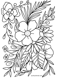 Here are images to print and color of characters well known by children, coming from the world of video games. Free Floral Coloring Page Instant Digital Download