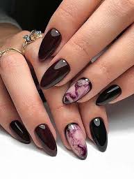 Black And Pink Acrylic Nails Coffin Water Marble Nails Acrylic Marble Nails Pink Marble Nail Art Designs Black Marble Nails Coffin Marble Almo Modern Nails Fall Nail Art Designs Nail Designs
