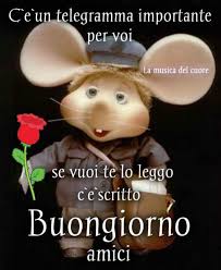 Buongiorno Buongiorno Buongiorno Bellissimo Buongiorno Divertente