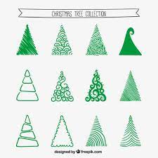 Stylized Christmas Tree Collection Christmas Tree Collection Christmas Tree Quilt Christmas Graphics