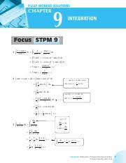 Original st(p) mathematics 1a teachers' notes similar items (based on metadata). Chap 08 Fms Fully Worked Solutions Chapter 8 Differentiation Focus Stpm 8 7 1 A Let Y X2 3 E2x Dy X2 3 2e2x E2x 2x Dx 2e2x X2 3 X B Let U X Course Hero