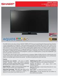 Jul 02, 2020 · steps to download apps on sharp tv through thevewd app system. Sharp Aquos Lc 70le845u Brochure Pdf Download Manualslib