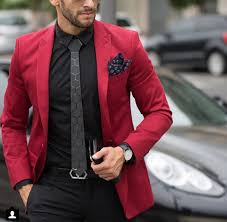 Black And Red Dress Shirt Mens Black Red Blazer Outfits Men Mens Red Dress Shirt Designer Suits For Men