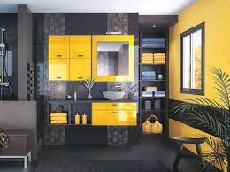 20 Salles De Bains Colorees Elle Decoration