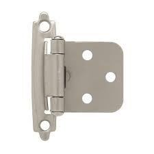 Hampton bay shaker satin white stock assembled lazy susan corner base kitchen cabinet (28.5 in. Liberty Satin Nickel Self Closing Overlay Cabinet Hinge 5 Pairs H0103bl Sn U1 The Home Depot